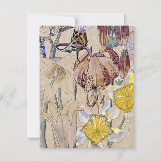 Charles Rennie Mackintosh - Mont Louis - Flor (Frente)