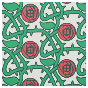 Charles Rennie Mackintosh Rosa Tecido de padrões