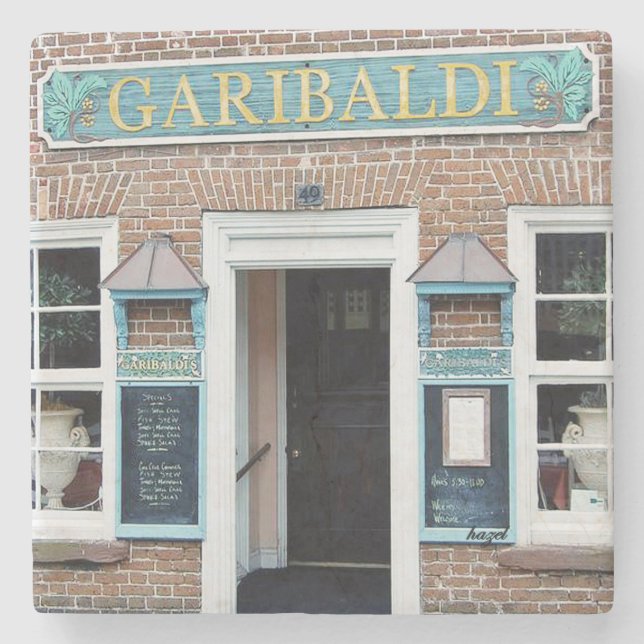 Charleston de Garibaldi, Porta copos de pedra de M (Frente)