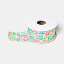 Charleston Pastel Elegante Padrão de Impressão Pal