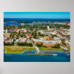Charleston, Poster Skyline Carolina do Sul