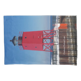 Charlevoix Pierhead Light Pillowcase