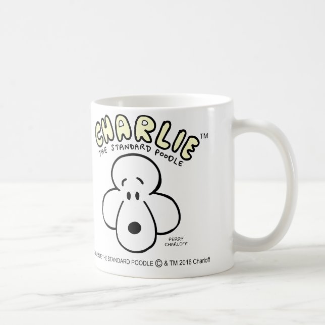 Charlie a caneca da caniche padrão (Direita)
