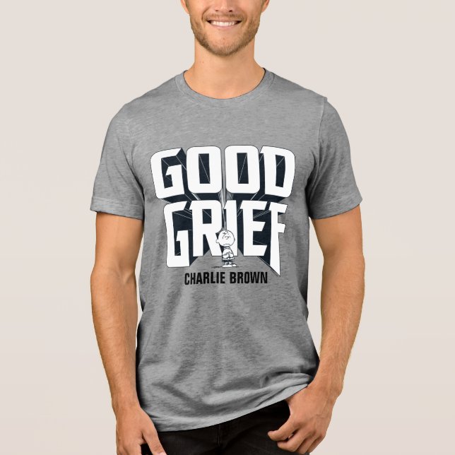 Charlie Brown "Good Grief" Rock Banda Tee Graphic (Frente)
