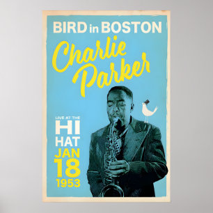 Charlie Parker em Boston, Design de Impressão Orig