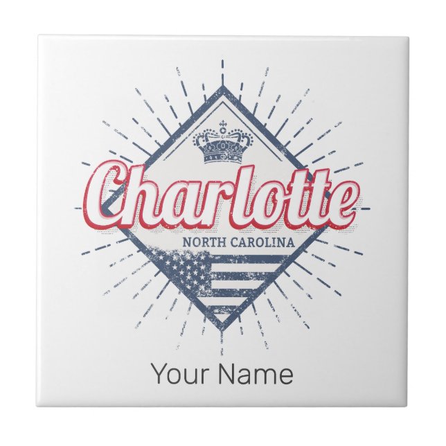 Charlotte City North Carolina Estados Unidos EUA (Frente)