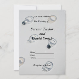 Charme Clássico: Preto e Convite para Casamento de