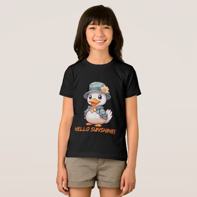 Charming Duck with Flower Hat (Frente Completa)