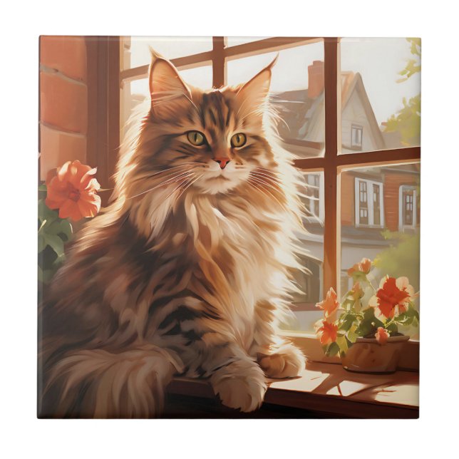 Charming Maine Coon Cat (Frente)