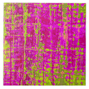 Chartreuse Beijo Rosa e Abstrato Verde