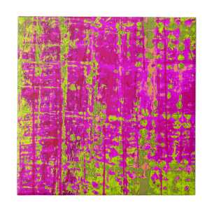 Chartreuse Beijo Rosa e Abstrato Verde
