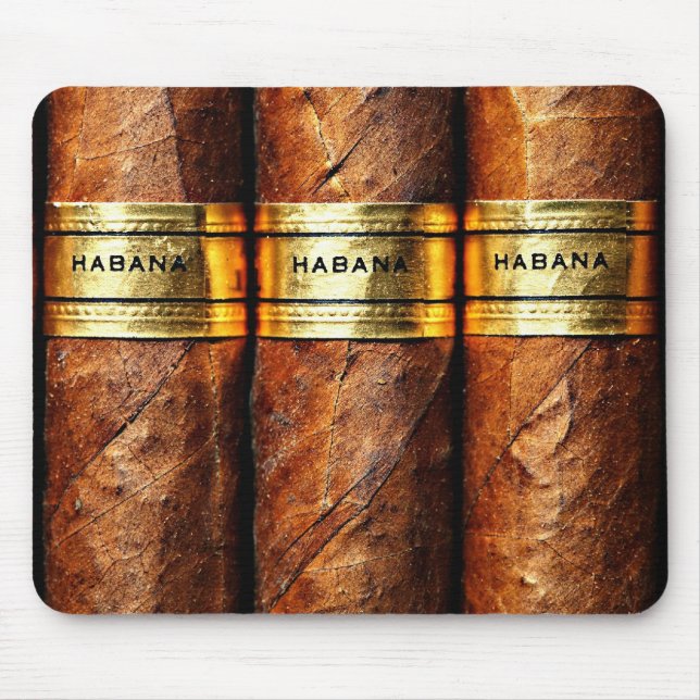 Charutos cubanos Habana Mousepad (Frente)