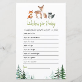 Chás de fraldas da Floresta de Madeira para Jogo d