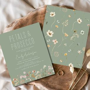 Chás de panela de flor selvagem e Prosecco