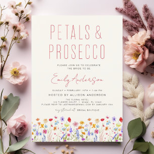 Chás de panela de flor selvagem e Prosecco