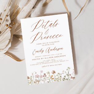 Chás de panela de flor selvagem e Prosecco