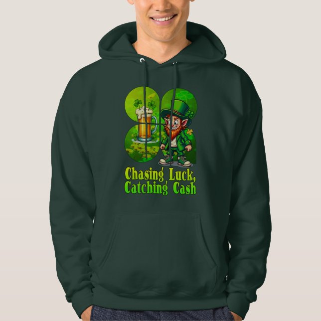Chasing Luck Catching Cash St Patrick’s - camiseta (Frente)