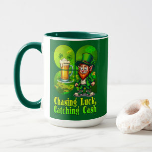 Chasing Luck Catching Cash St Patrick’s - caneca