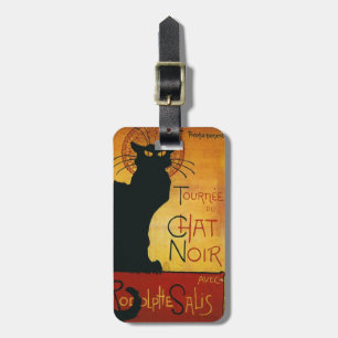 Chat Noir - Etiquetas de Bagagem de Gato Preto