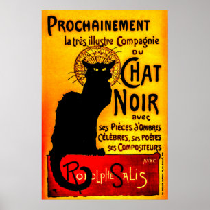 Chat Noir - Poster de Gato Negro