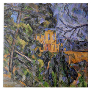 Chateau Noir por Paul Cezanne