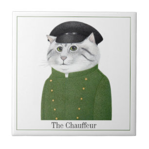 CHAUFEUR CAT 4,25" Azulejo cerâmico quadrado + tex