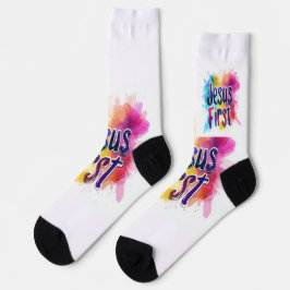 Chaussettes de sport mixtes Jesus First