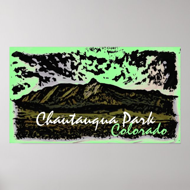 Chautauqua Park Colorado poster (Frente)
