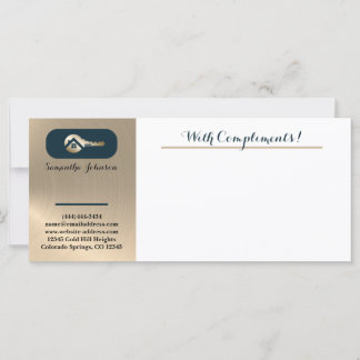 Chave Dourada Blue Spruce Corretor Com Cumprimento