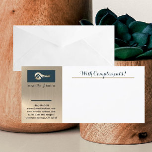 Chave Dourada Corretor Blue Spruce Com Sl slip de