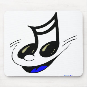 Chave feliz Mousepad da música