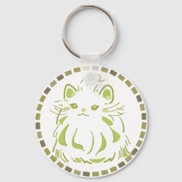 CHAVEIRO みどりのタイルとペルシャ猫のやさしいまなざし