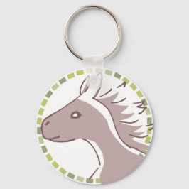 CHAVEIRO カラフルタイル模様＆穏やかな馬イラスト