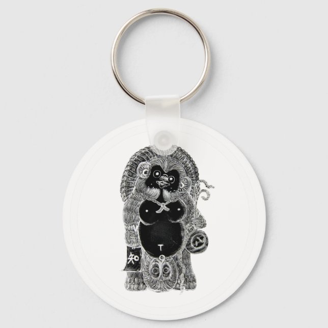 CHAVEIRO タ ヌ キ ホ ル ダ ー (Frente)