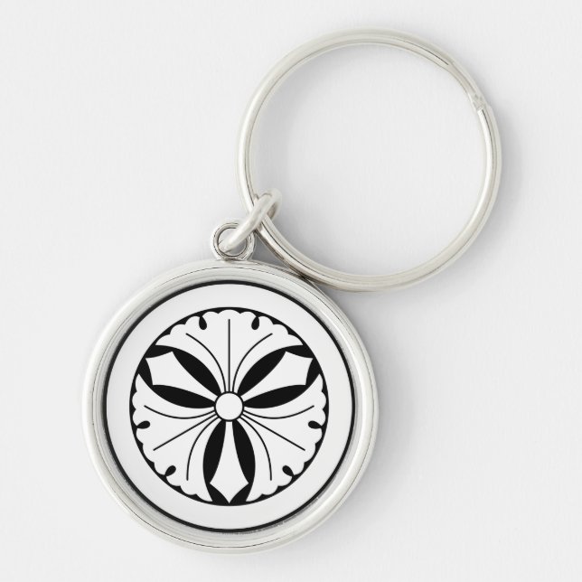 CHAVEIRO 丸 に 剣 三 つ 銀 杏 (Frente)