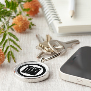 CHAVEIRO 丸 に 福 の 字 角