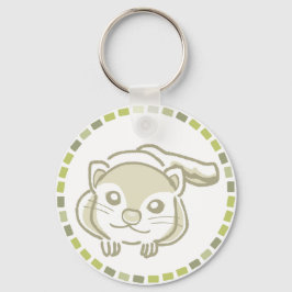 CHAVEIRO 優しいタイル模様＆ムササビイラスト