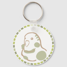 CHAVEIRO 森のインコ＆ポップな緑タイル