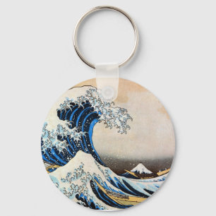 Chaveiro 神奈川沖浪裏, grande onda do 北斎, Hokusai