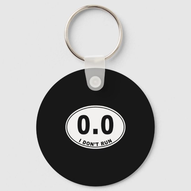 Chaveiro 0.0 Eu Não Corro  (Frente)