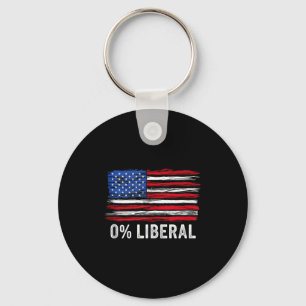 Chaveiro 0% Liberal Zero Porcento Anti Liberal Republicano