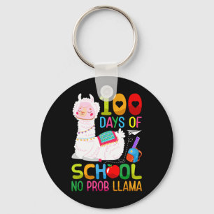 Chaveiro 100º Dia da Escola de Unicórnio Meninas 100 Dias d