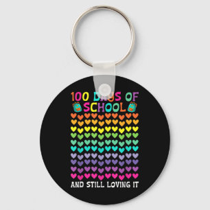 Chaveiro 100º Dia Da Escola E Ainda Adorando 100 Rainbo