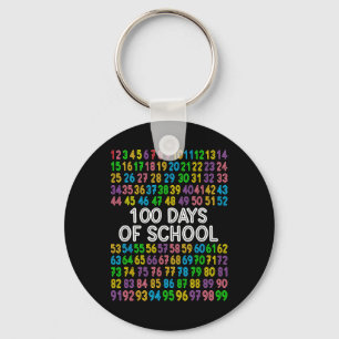 Chaveiro 100º Dia De Aula Professor Crianças 100 Dias Matem