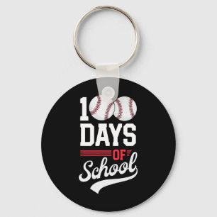Chaveiro 100º Dia De Beisebol Escolar 100 Dias Crianças
