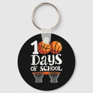 Chaveiro 100º Dia de Crianças De Basquete Escolares Menino 