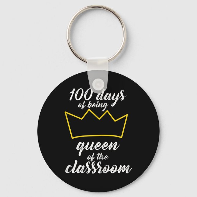 Chaveiro 100º Dia de Design escolar para Professores e Estu (Frente)