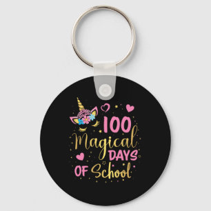 Chaveiro 100º Dia de Meninos Escolares Meninas 100 Dias de