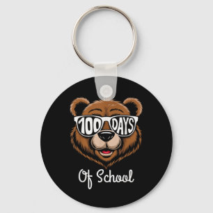 Chaveiro 100º Dia De Urso Legal Escolar 100 Dias Mais Intel