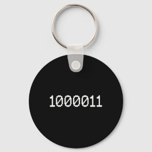 Chaveiro 1000011 Código Binário Para 67 Meme Divertido de T